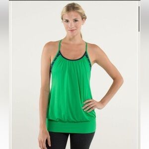 Lululemon Athletica Vibrant Green Tank Top